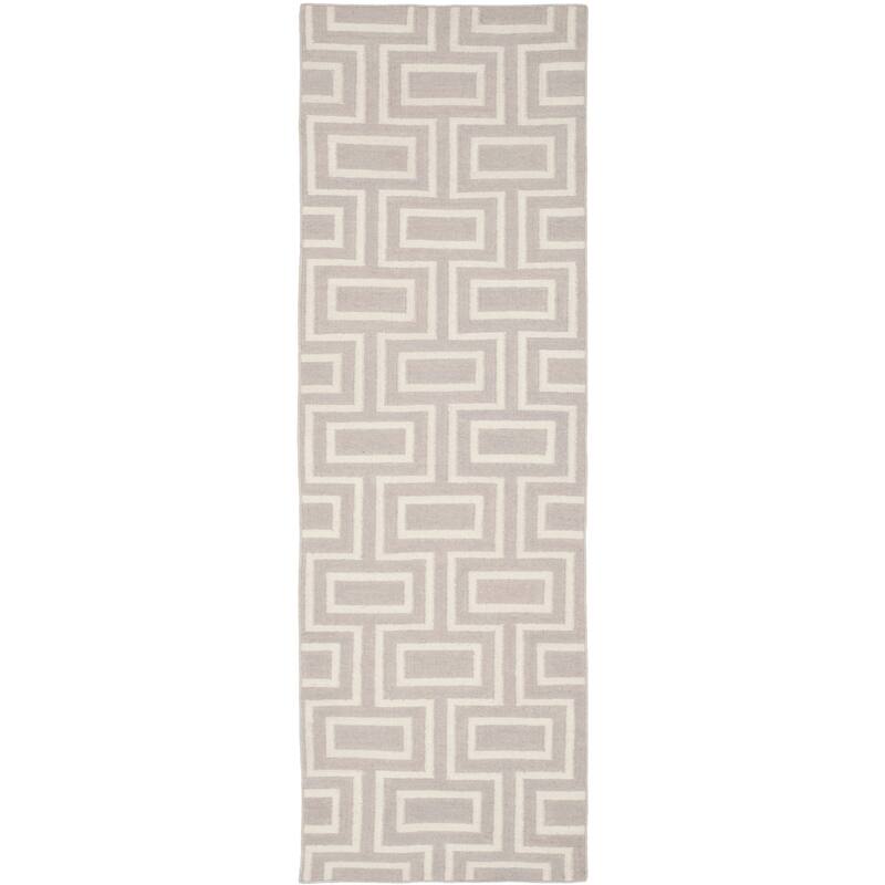 SAFAVIEH Handmade Flatweave Dhurries Iacobina Modern Moroccan Wool Rug