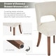 preview thumbnail 71 of 144, Wooden Dining Chairs Set of 2/4/6,Modern Fabric Upholstered Dining Room Chair Kitchen Chairs