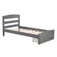 preview thumbnail 20 of 31, Twin Size Platform Bed Panel Bed with Storage Drawer for Kids, Teens