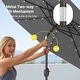 preview thumbnail 19 of 57, BONOSUKI LED Patio 9Ft Market Umbrella,Outside Deck Table Umbrella