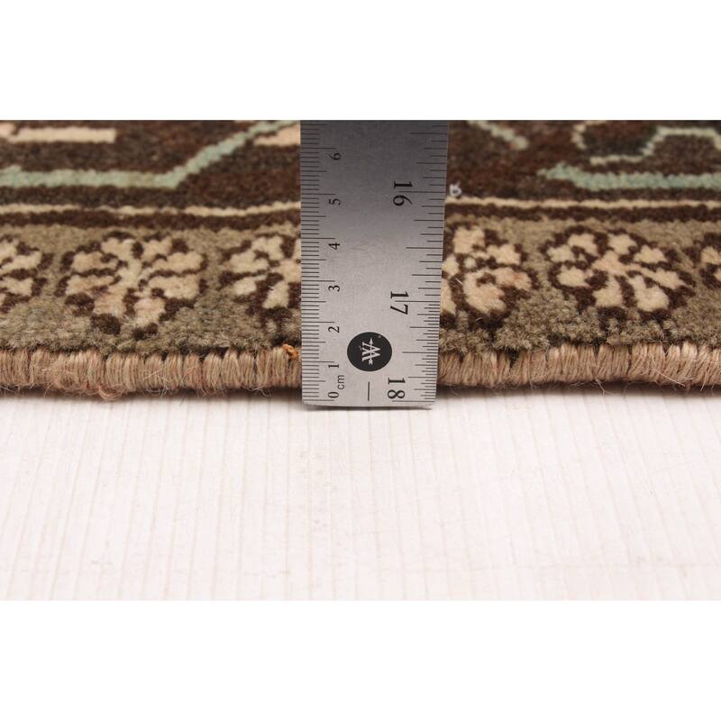 ECARPETGALLERY Hand-knotted Sarabi Brown Wool Rug - 7'11 x 10'0