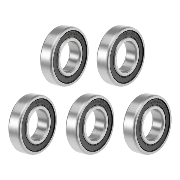 6901-2RS Deep Groove Ball Bearings Z2 12x24x6mm Double Sealed Carbon Steel 5pcs