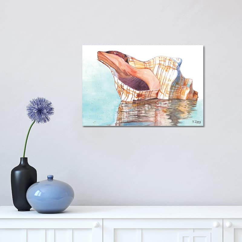 iCanvas "Seashell" by Yue Zeng Canvas Print - 12x18x1.5