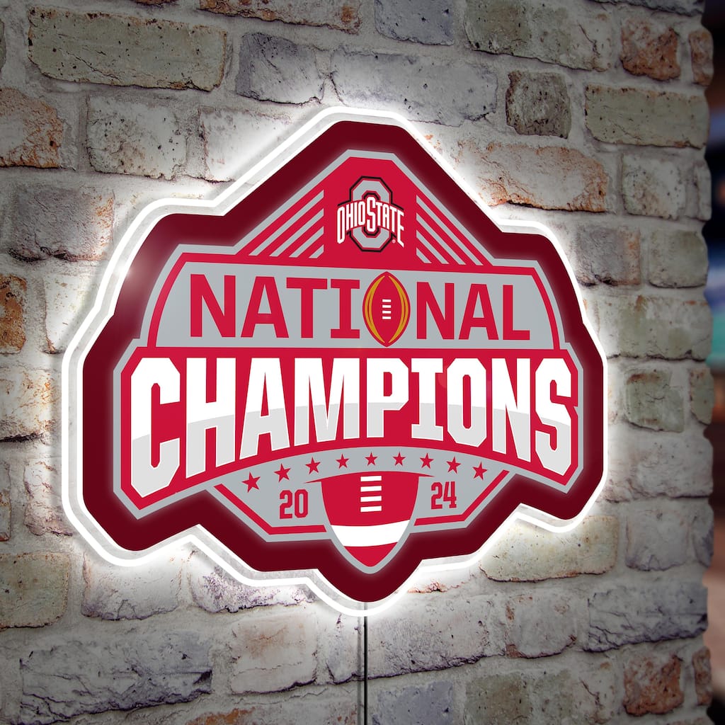 Ohio State University 2025 CFP National Champions LED Lighted Sign