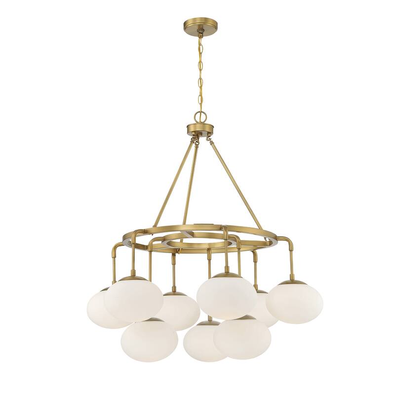 Meridian M10098 9 Light 34" Wide Chandelier