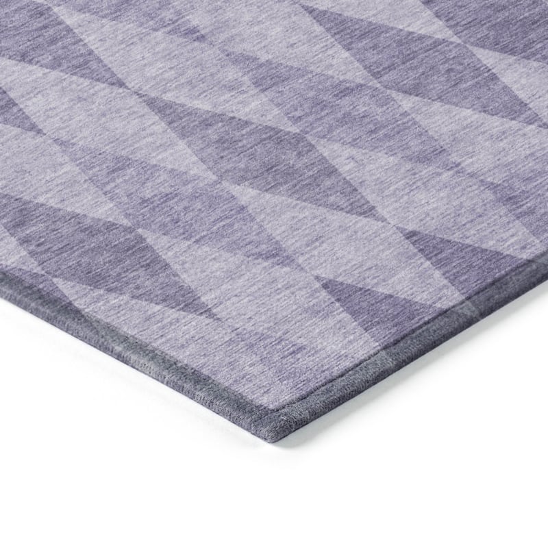 Mafi Modern Geometric Weather Resistant Blended Style Outdoor Rug