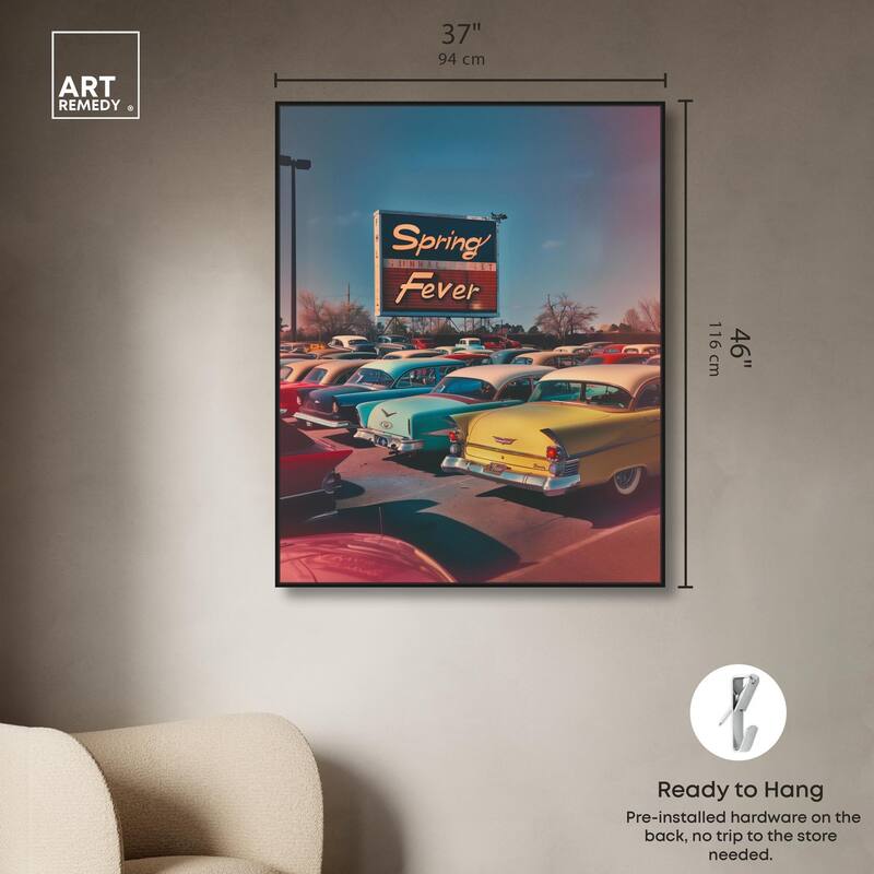 Spring Drive By Canvas by Art Remedy
