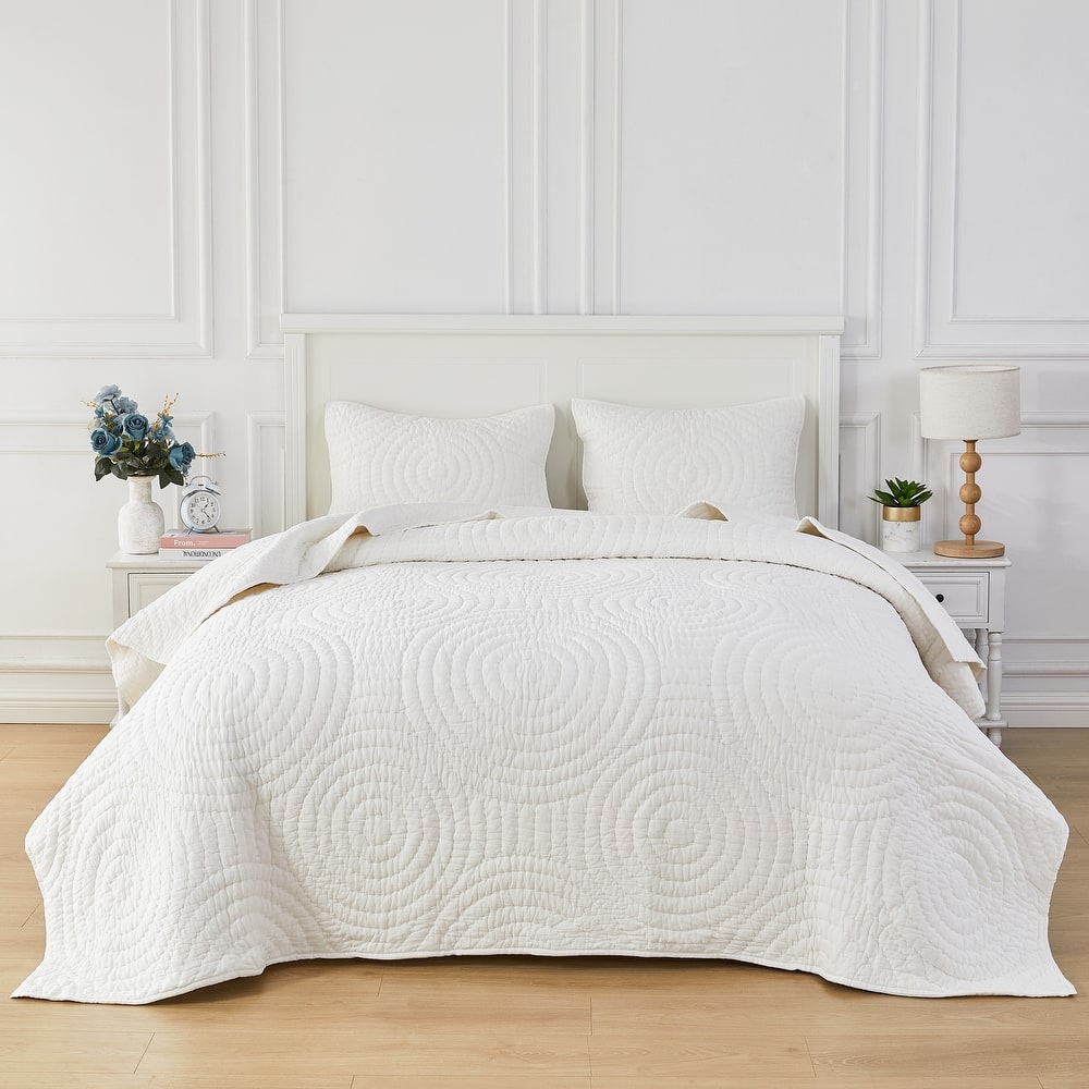 Hand Stitch Cotton Voile Quilt Set