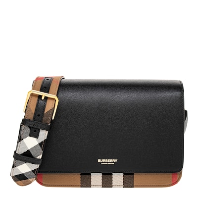 Burberry Mackford Check and Crossbody Bag