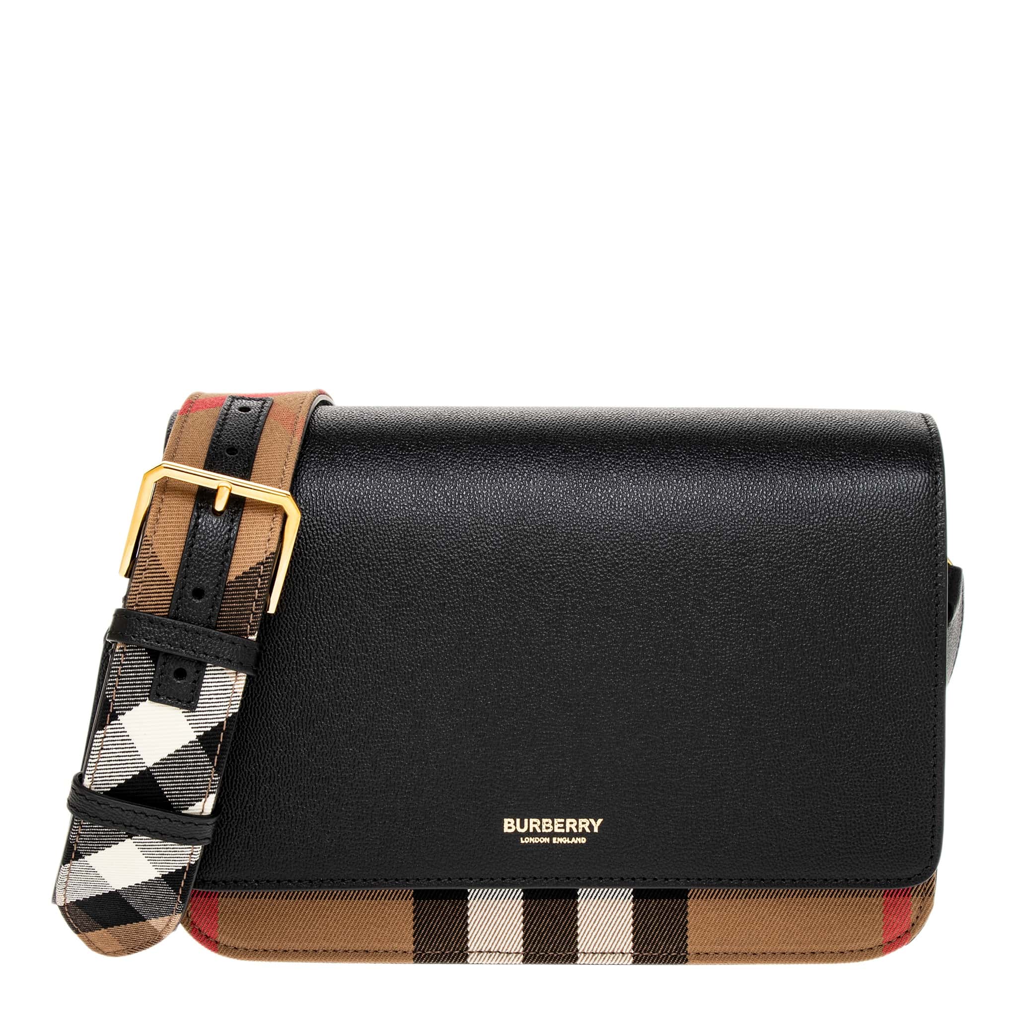 Burberry Mackford Check and Crossbody Bag - Bed Bath