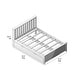 preview thumbnail 11 of 62, Max and Lily Slat Headboard Full Bed with Trundle