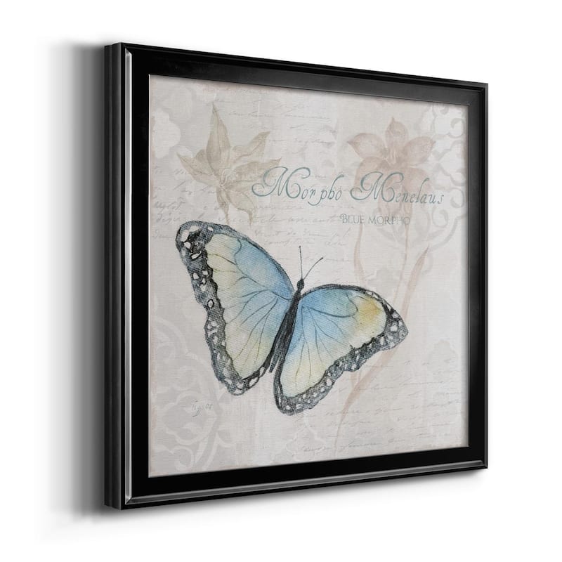 Postcard Butterfly III-Premium Framed Canvas - Ready to Hang