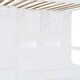 preview thumbnail 29 of 28, Twin Bunk Bed with Wardrobe, Drawers, and Hydraulic Storage, Grey