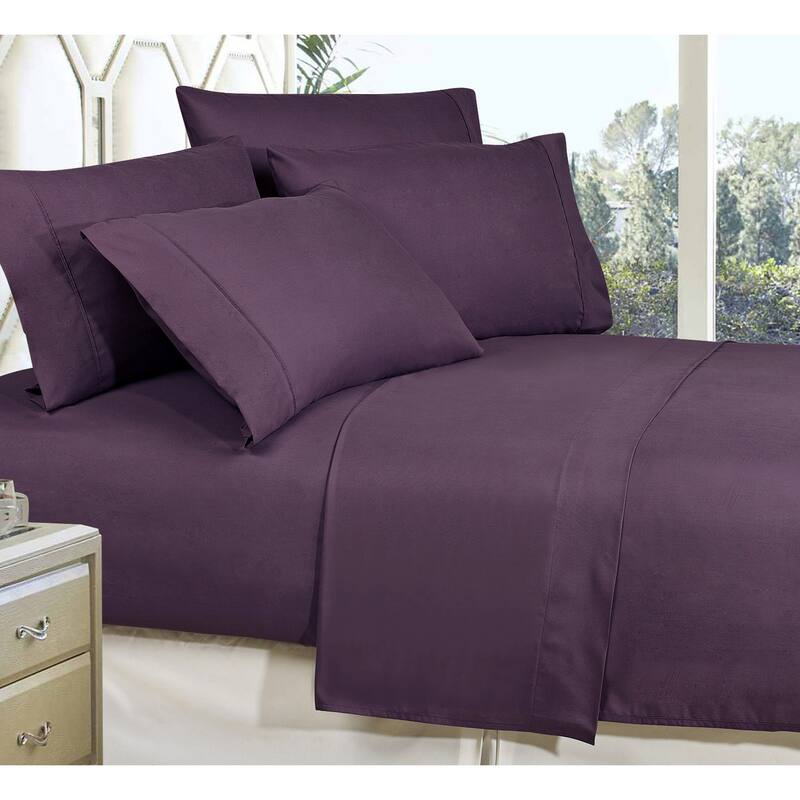 Copper Grove Boughton Wrinkle-resistant Deep-pocket Bed Sheet Set - Queen - Purple