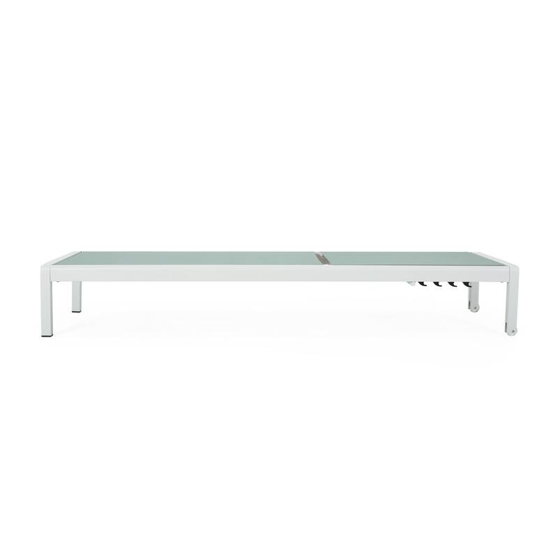 Cape Coral Kd Chaise Lounge Wht(Mp2)