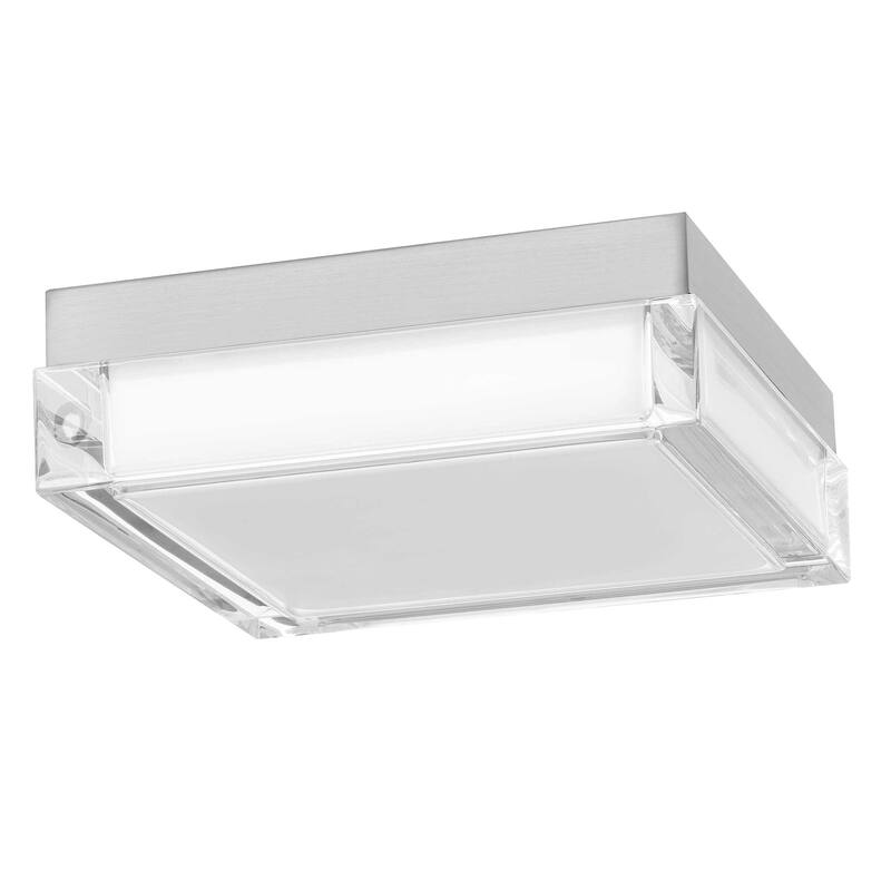 8-inch Chromee Interated LED Flush Mount