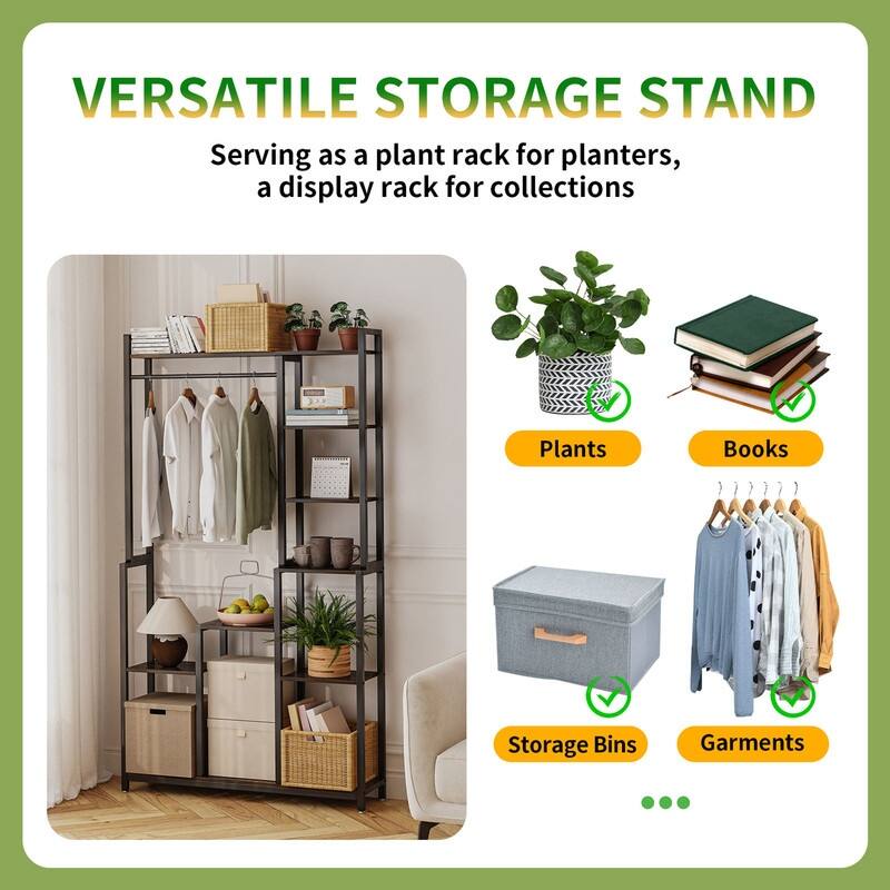 7 Tiered Plant Stand Indoor for Multiple Plants - 72" Tall