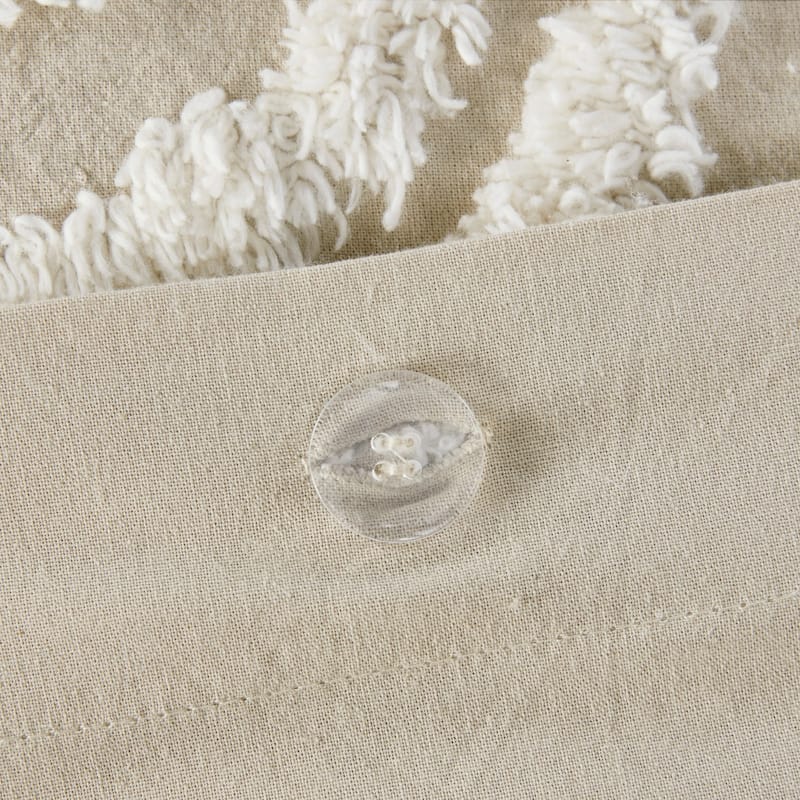 Madison Park Virginia Tufted Cotton Chenille Medallion Duvet Cover Set