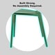 preview thumbnail 47 of 56, Modern Plastic Garden Patio Indoor or Outdoor Dining Stackable Chair UV Protected Armless With Dot Back Surf