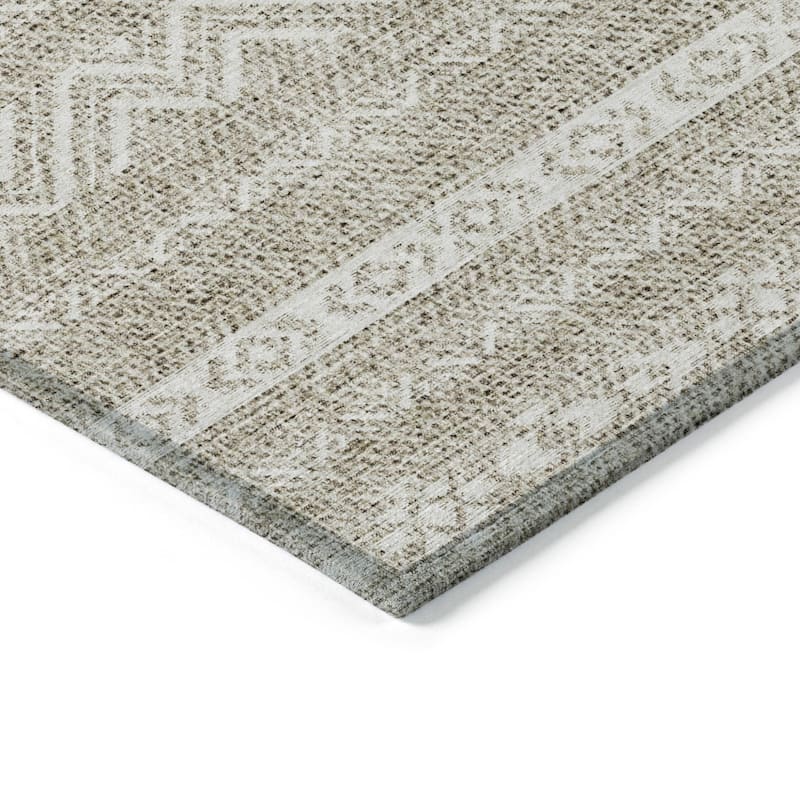 HomeRoots Southwestern Transitional Rectangle Outdoor Rug