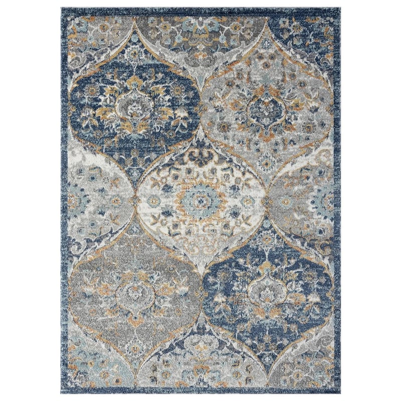 Luxe Weavers Floral Oriental Area Rug, Stain-Resistant Carpet