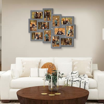 HELLO LAURA 12 Opening Decorative Wall Hanging Collage Picture Photo Frame