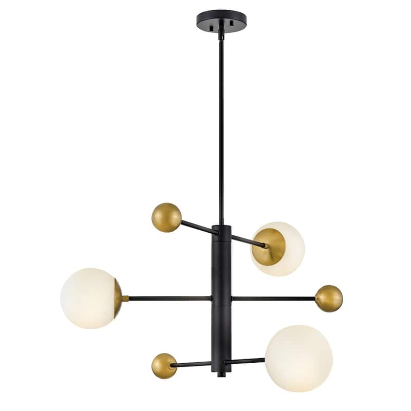 Lark 83573 Auggie 3 Light 31" Wide Abstract Chandelier