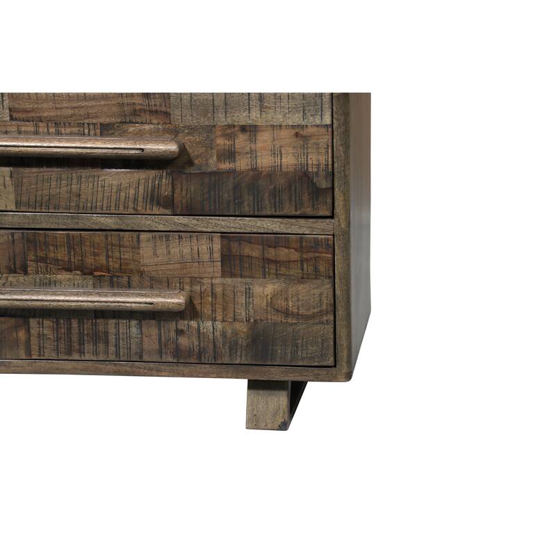 Solid Wood Bedroom Chest with 5 Drawers
