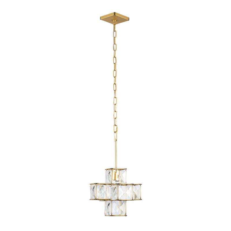 Varaluz Cubic 1-Light Pendant - Calypso Gold