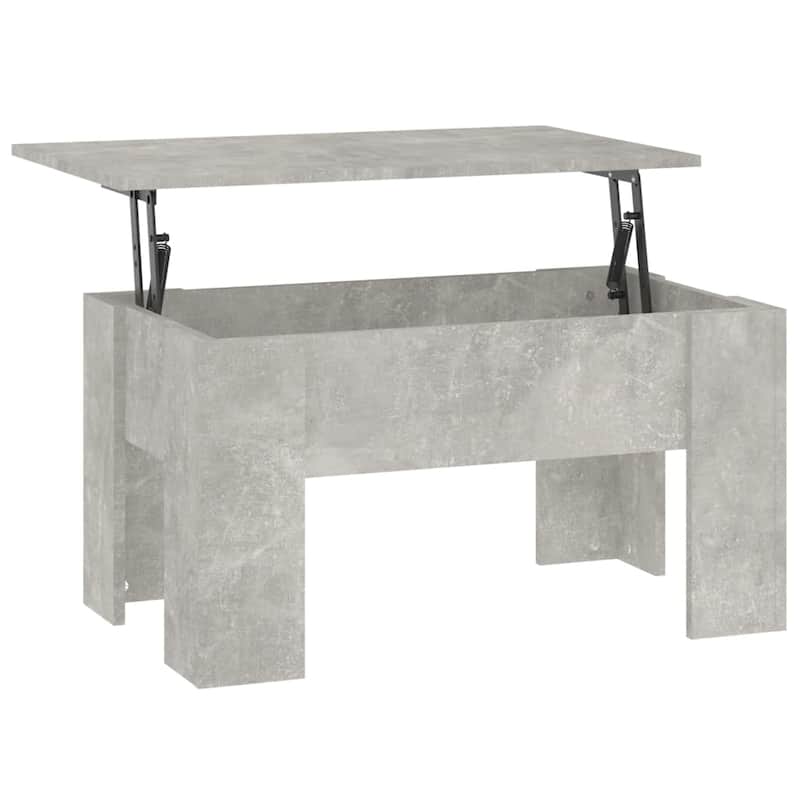 vidaXL Coffee Table Lift Top End Table Accent Side Sofa Table Engineered Wood - 31.1" x 19.3" x 16.1"