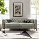 preview thumbnail 40 of 58, HULALA HOME Calymne 84" Modern Square Arms Sofa with Button-Tufted Back