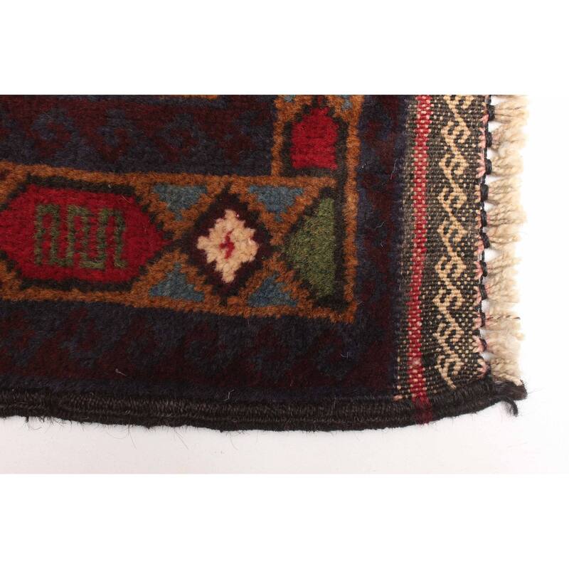 ECARPETGALLERY Hand-knotted Teimani Brown Wool Rug - 2'10 x 5'0