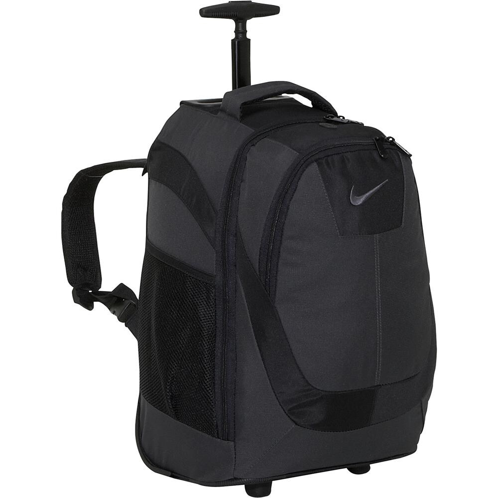 nike rolling backpack red