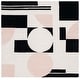 preview thumbnail 9 of 70, SAFAVIEH Handmade Rodeo Drive Frouwa Mid-Century Modern Wool Rug 6' Square - Blush/Black - Square