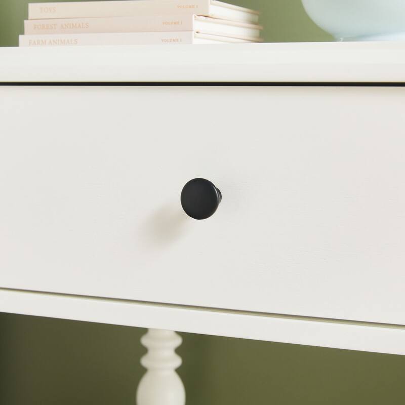 Walker Edison Easy Assembly Solid Wood 1-Drawer Nightstand