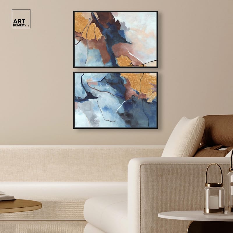 Heaven and Earth Canvas Set of 2 by Art Remedy