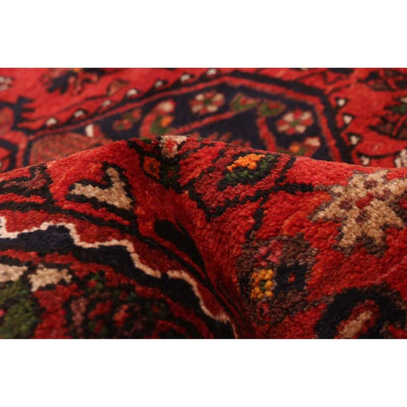 ECARPETGALLERY Hand-knotted Anadol Red Wool Rug - 3'7 x 9'9