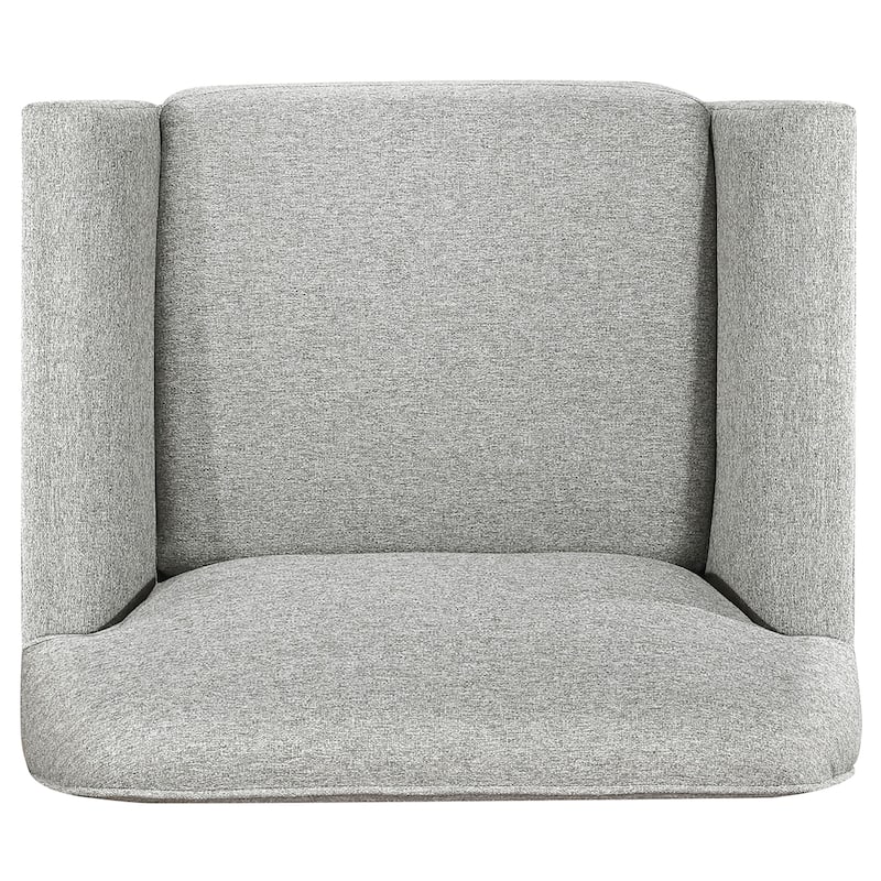 Vaughn Fabric Upholstered Flared Arm Accent Chair Grey - 36.5" x 29.5" x 32"