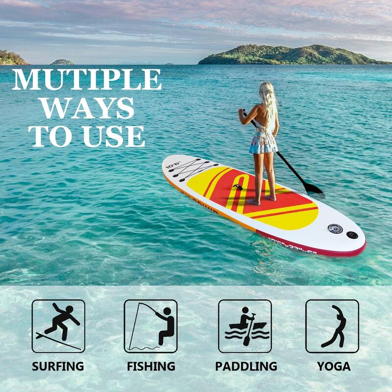 Inflatable Stand Up Paddle Board,Premium Stand Up Paddle Board with Non-Slip Deck Design