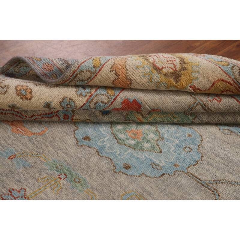 Oushak Oriental Area Rug Handmade Wool Carpet - 8'2" x 9'7"
