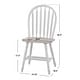 preview thumbnail 19 of 21, Simple Living Carolina 5-piece Farmhouse Solid Wood Dining Set with Leaf