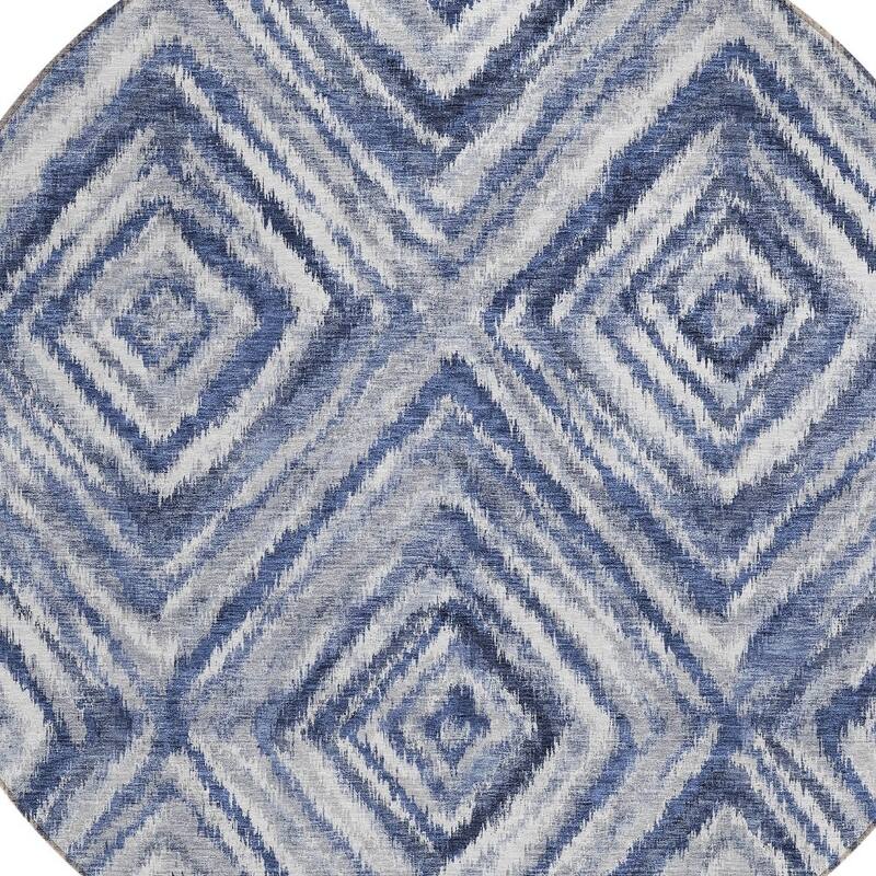 HomeRoots Geometric Transitional Rectangle Outdoor Rug