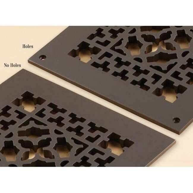 Reggio Registers Scroll Series 10" x 10" Floor Grille without Mounting