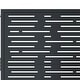 preview thumbnail 7 of 6, vidaXL Garden Gate Decorative Door Outdoor Anthracite Steel Square Design - 43.3 x 61.0"