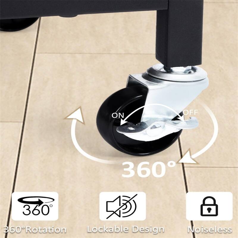 Vinyl Shelf with USB Ports and Outlets Turntable - 17.2 x 24.82 x 11.83