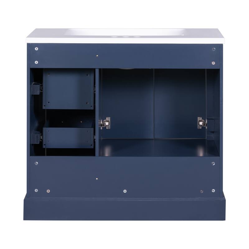 36-inch Traditional Bathroom Vanity with Four Drawers