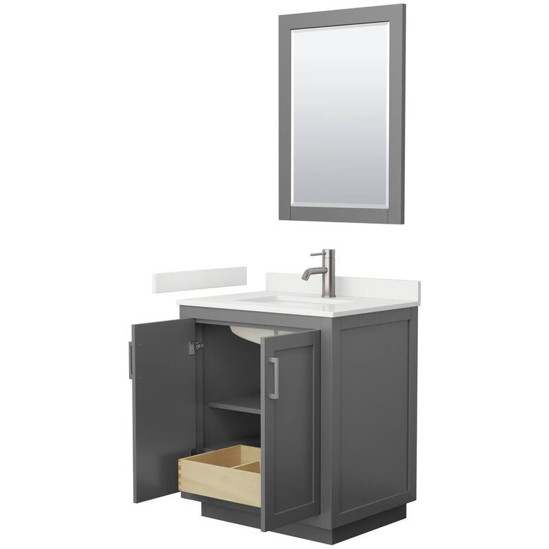 Wyndham Collection WCF292930S-QTZ-UNSM24 Miranda 30" Free Standing