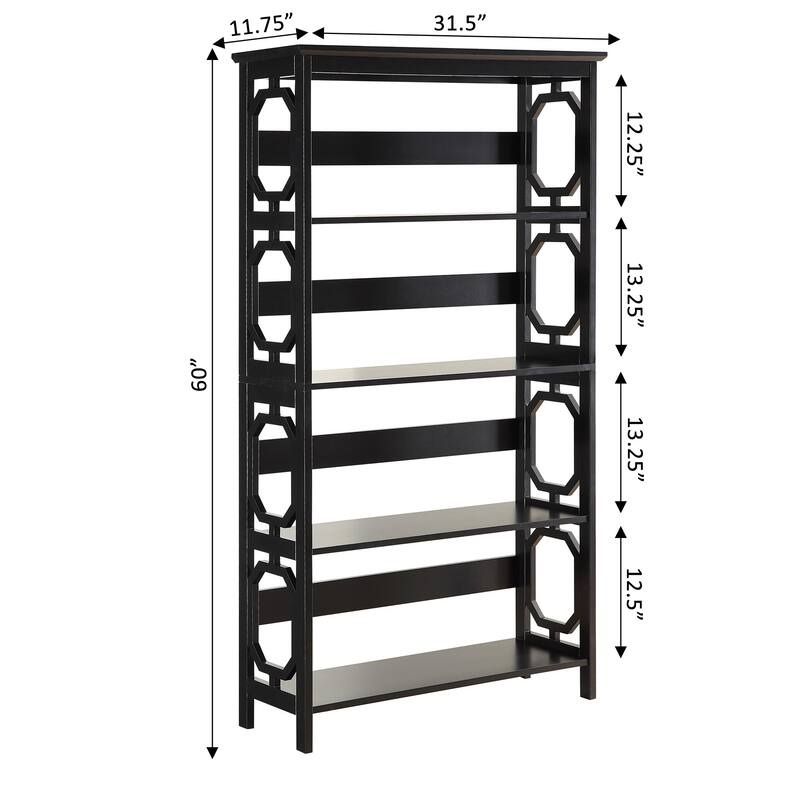 Convenience Concepts Omega 5 Tier Bookcase