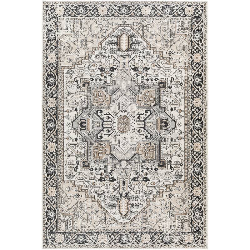 Livabliss Dorinda Traditional Washable Machine Washable Area Rug