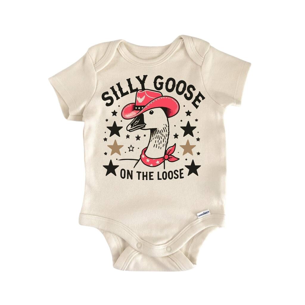 Silly Goose 2 - Baby Boy Girl Clothes Infant Bodysuit Funny Cute Newborn